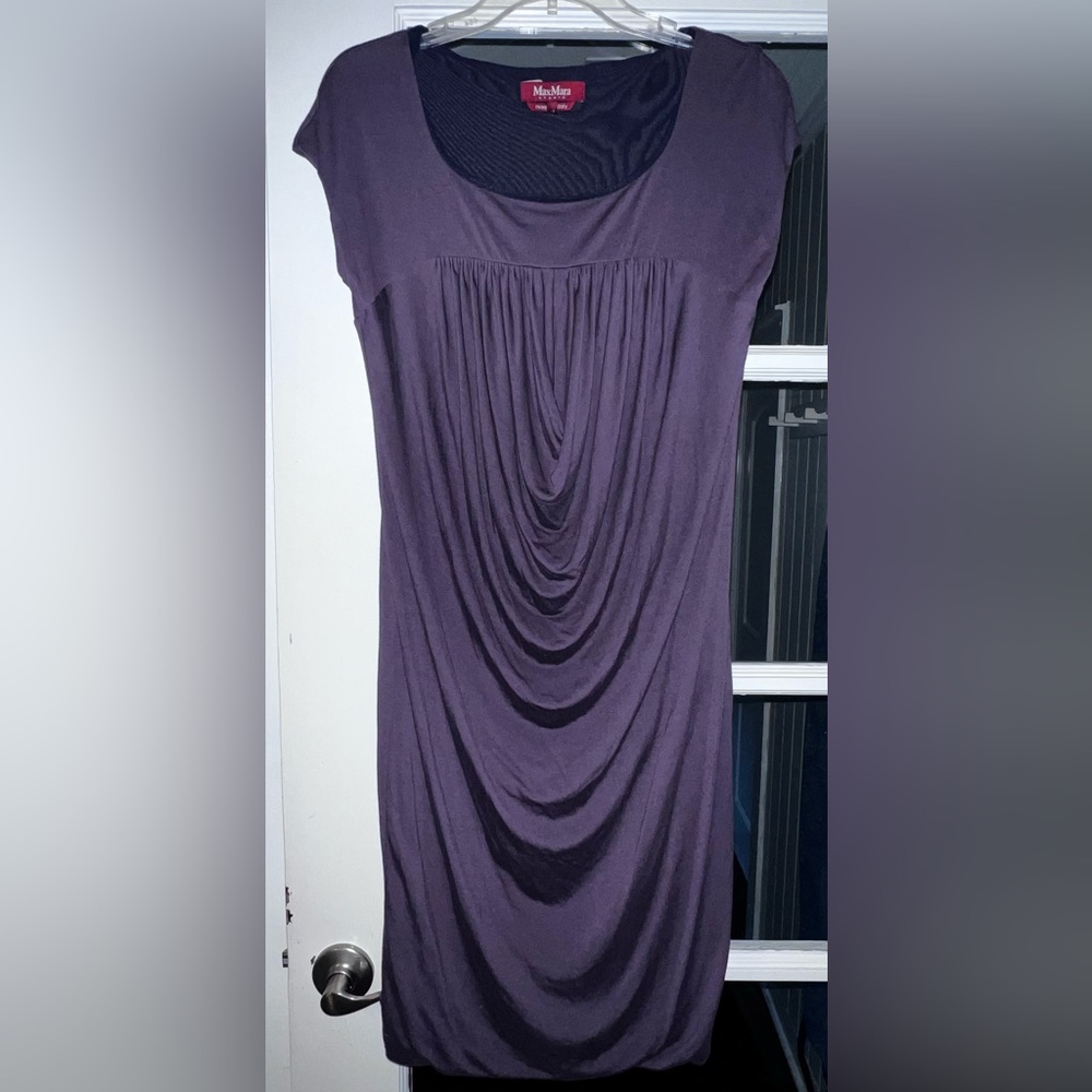 MaxMara Studio Dress Purple Size M EUC
